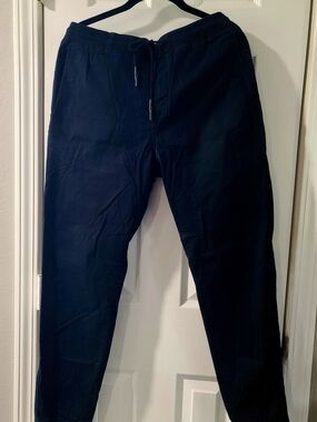 Forever 21 Men's Black Cargo Drawstring Pants L